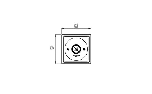 Ecosmart Fire Mini T Portable Fire Pit - Stainless Steel Burner - ESF.O.MNT